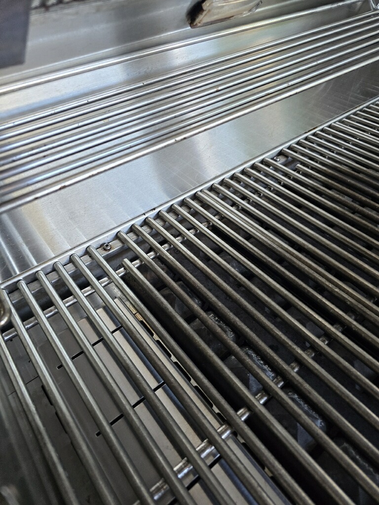 Spotless grill grates after professional cleaning