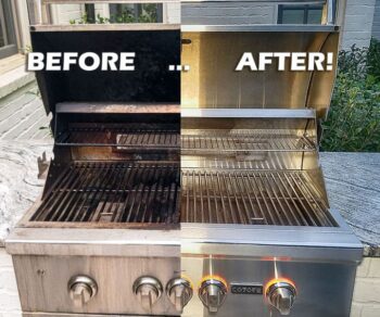 Grill deep cleaning and grease removal in Dallas-Fort Worth