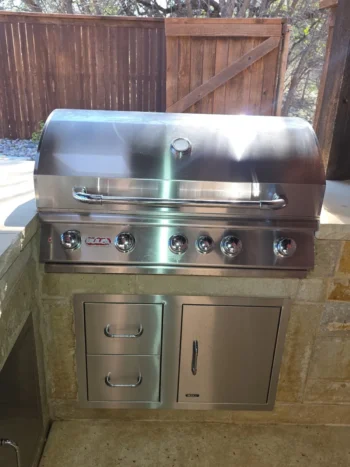 BBQ grill exterior after professional cleaning